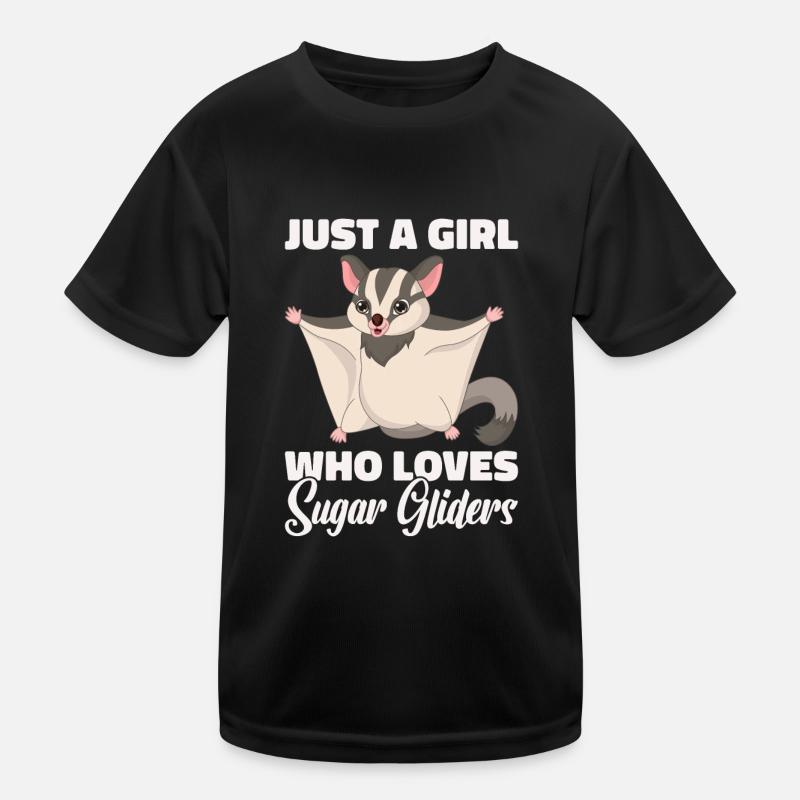 Planeur Flying Squirrel Suger Planeur Planeur à tête courte T-shirt sport Enfant