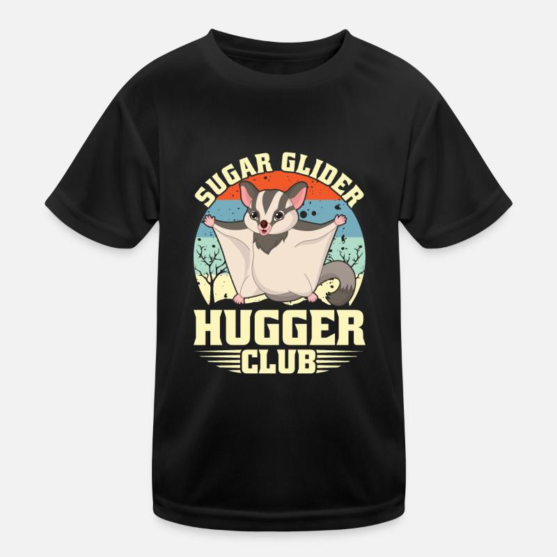 Planeur Flying Squirrel Suger Planeur Planeur à tête courte T-shirt sport Enfant