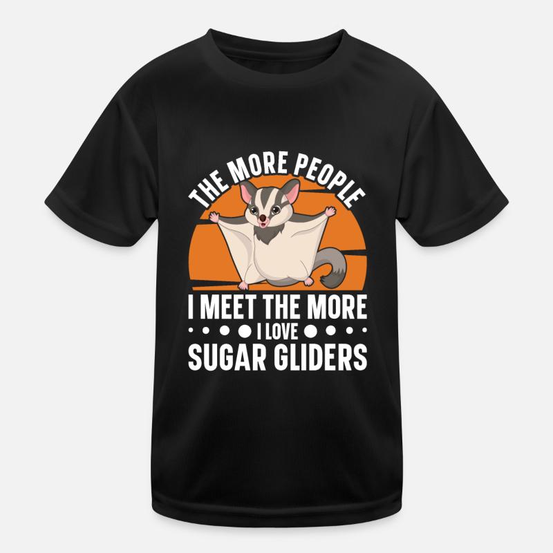 Planeur Flying Squirrel Suger Planeur Planeur à tête courte T-shirt sport Enfant
