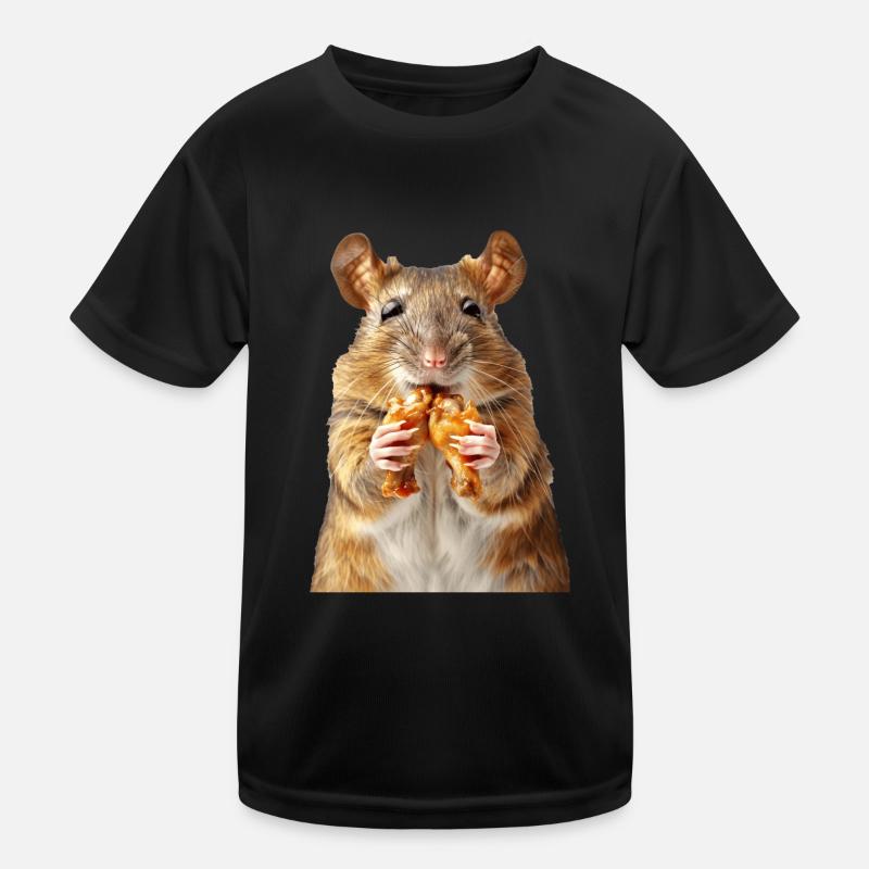 Ratte Kinder Funktions-T-Shirt