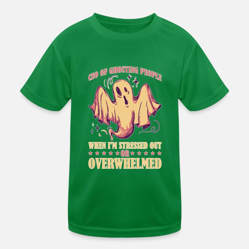 CEO Of Ghosting When Stressed Or Overwhelmed 1 Kinder Funktions-T-Shirt