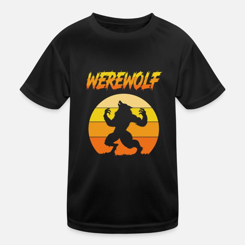 Werwolf Kinder Funktions-T-Shirt