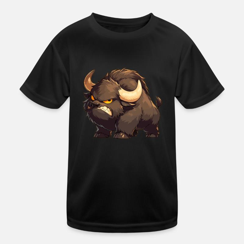 Bisons Bison Kinder Funktions-T-Shirt