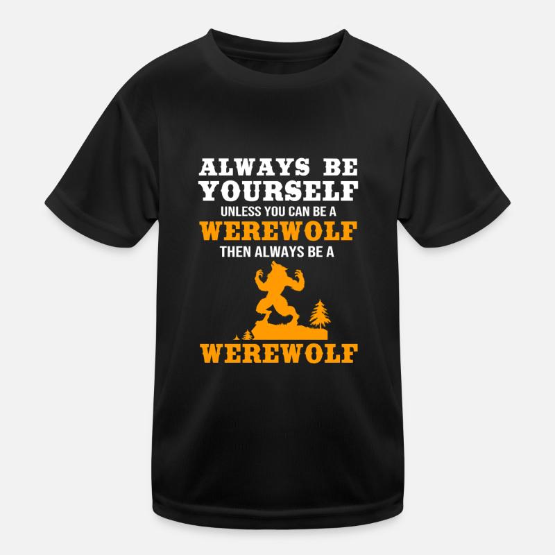 Werwolf Kinder Funktions-T-Shirt