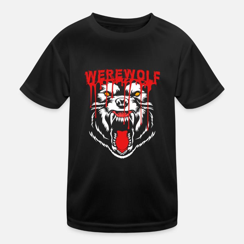 Werwolf Kinder Funktions-T-Shirt