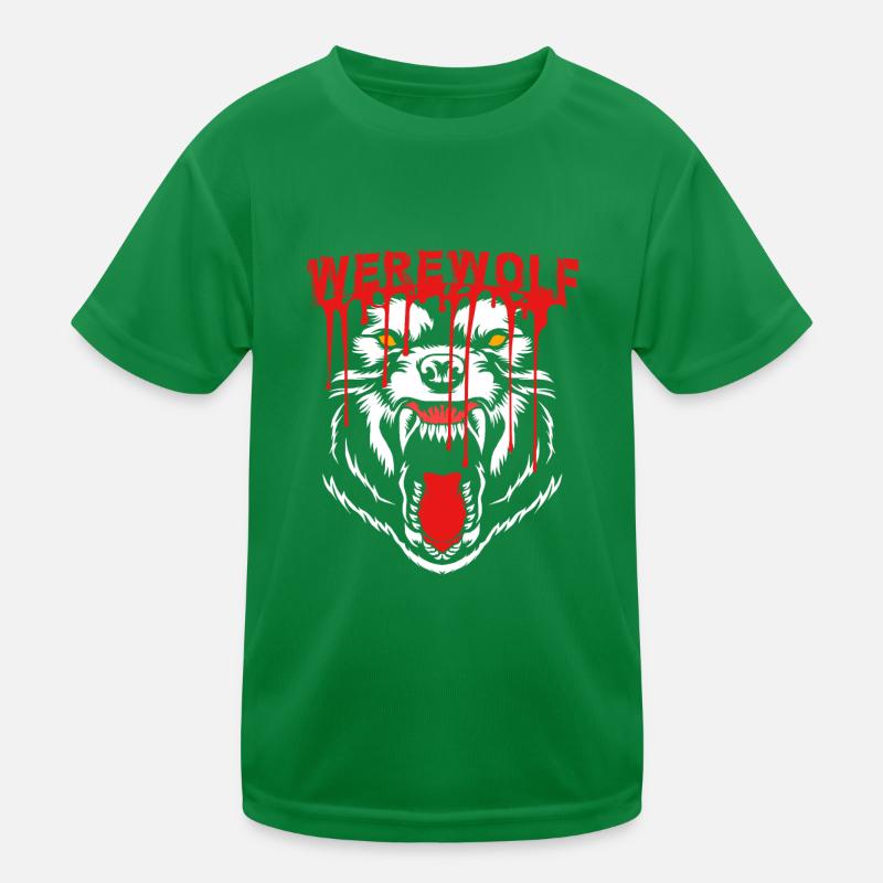 Werwolf Kinder Funktions-T-Shirt