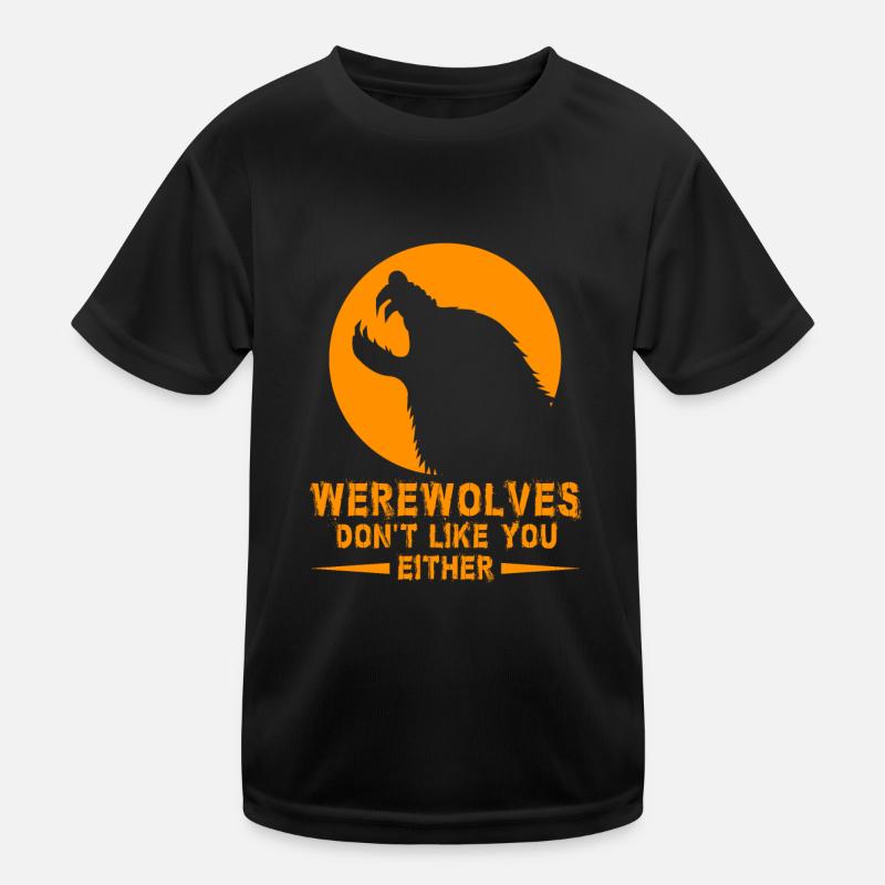 Werwolf Kinder Funktions-T-Shirt