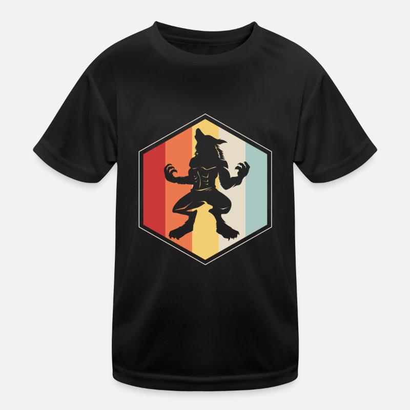 Werwolf Kinder Funktions-T-Shirt