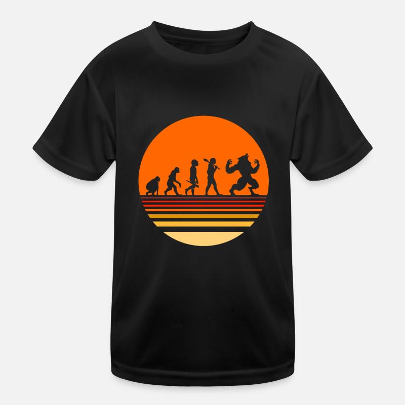 Werwolf Kinder Funktions-T-Shirt