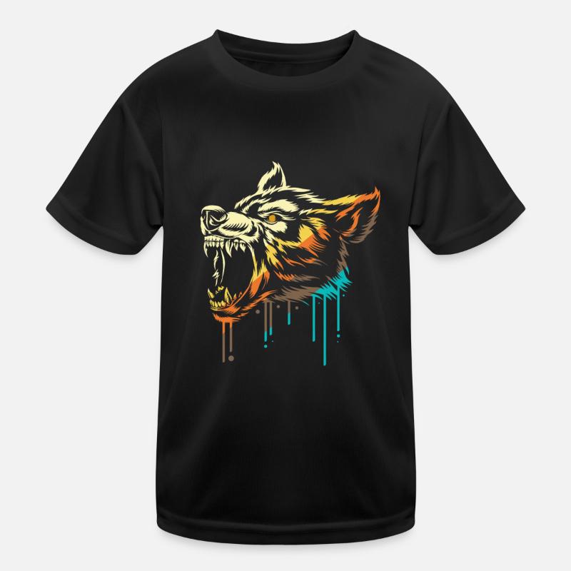 Werwolf Kinder Funktions-T-Shirt