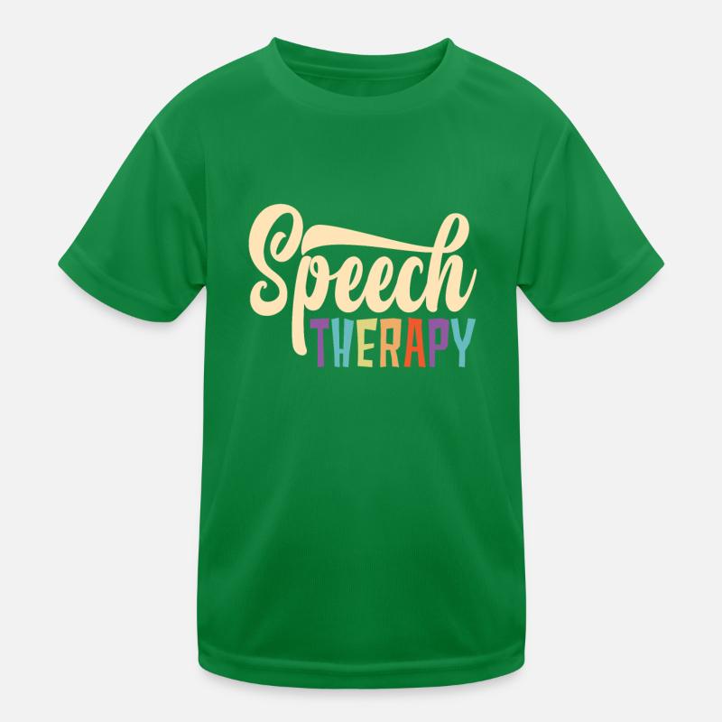 Speech Therapy Bunte Buchstaben Kinder Funktions-T-Shirt