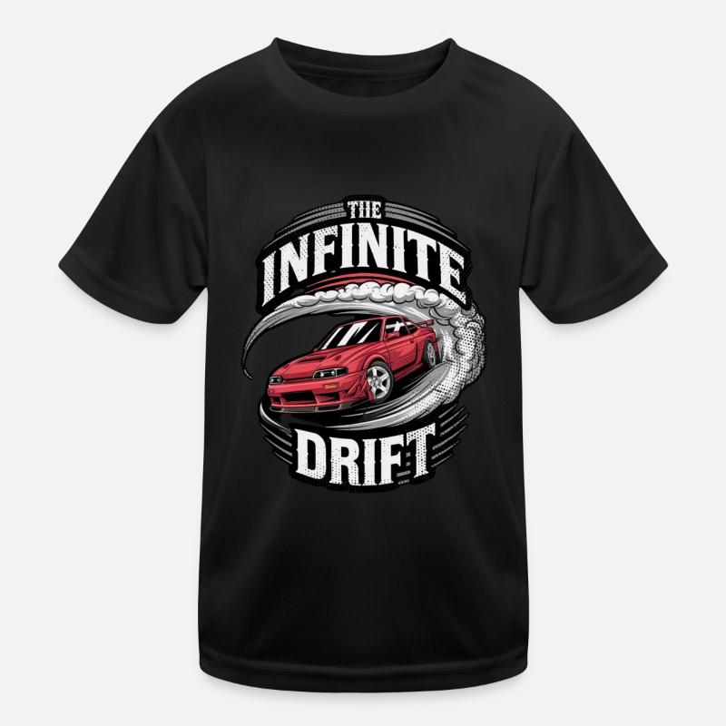 Infinite Drift - Autorennen Kinder Funktions-T-Shirt