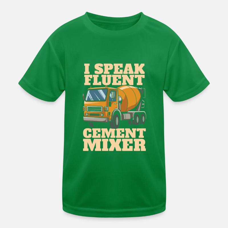 Bauarbeiter Kinder Funktions-T-Shirt