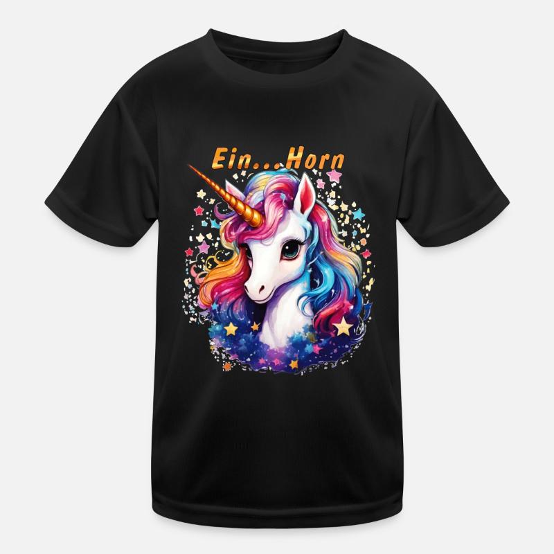 EIN...HORN Kinder Funktions-T-Shirt