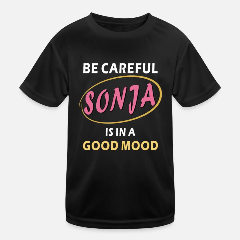 SONJA IS IN A GOOD MOOD Kids Functional T-Shirt