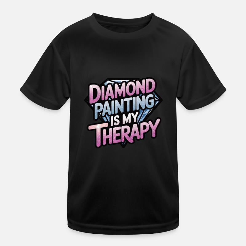 Diamond Painting Diamond Painter Kinder Funktions-T-Shirt