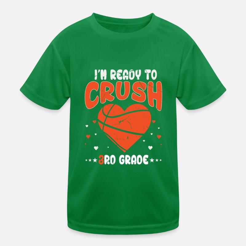 I M READY TO CRUSH 3RD GRADE Kids Functional T-Shirt