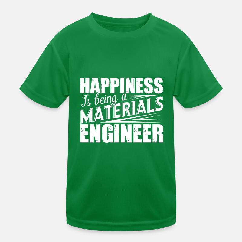 Materials Engineer Being A Materials Engineer Kids Functional T-Shirt