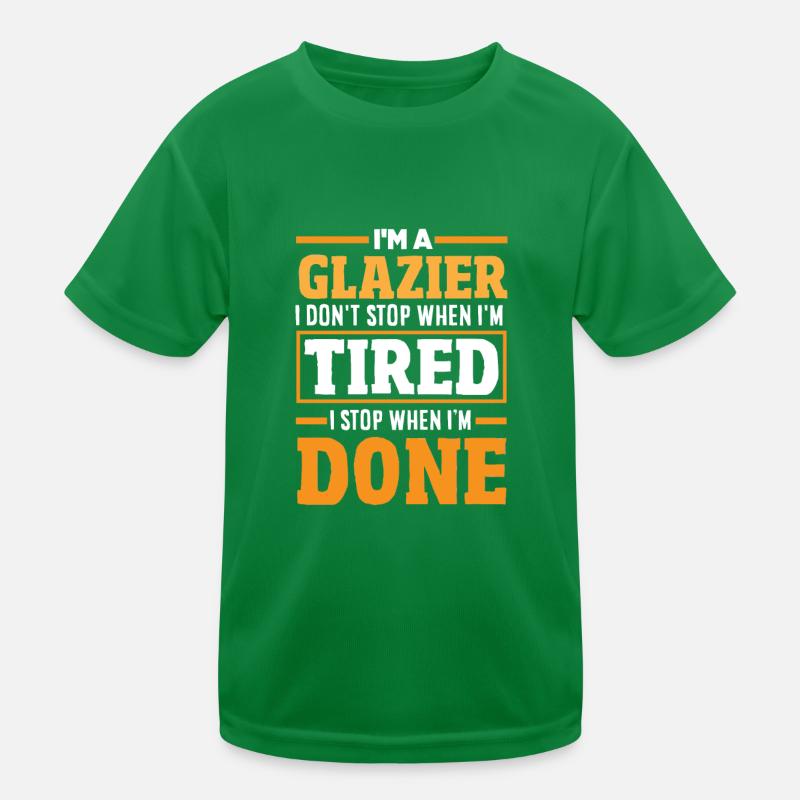 Glaser Geschenk Kinder Funktions-T-Shirt