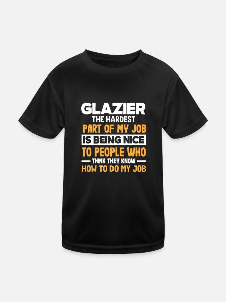 Glasses Gift - Kids Functional T-Shirt - black - Front