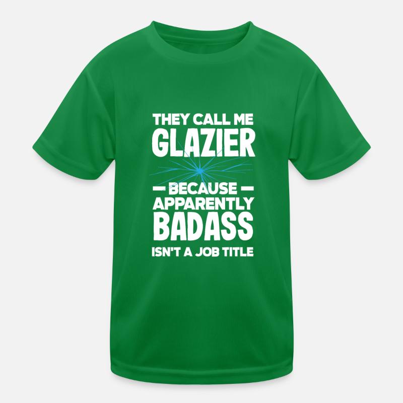 Glaser Geschenk Kinder Funktions-T-Shirt