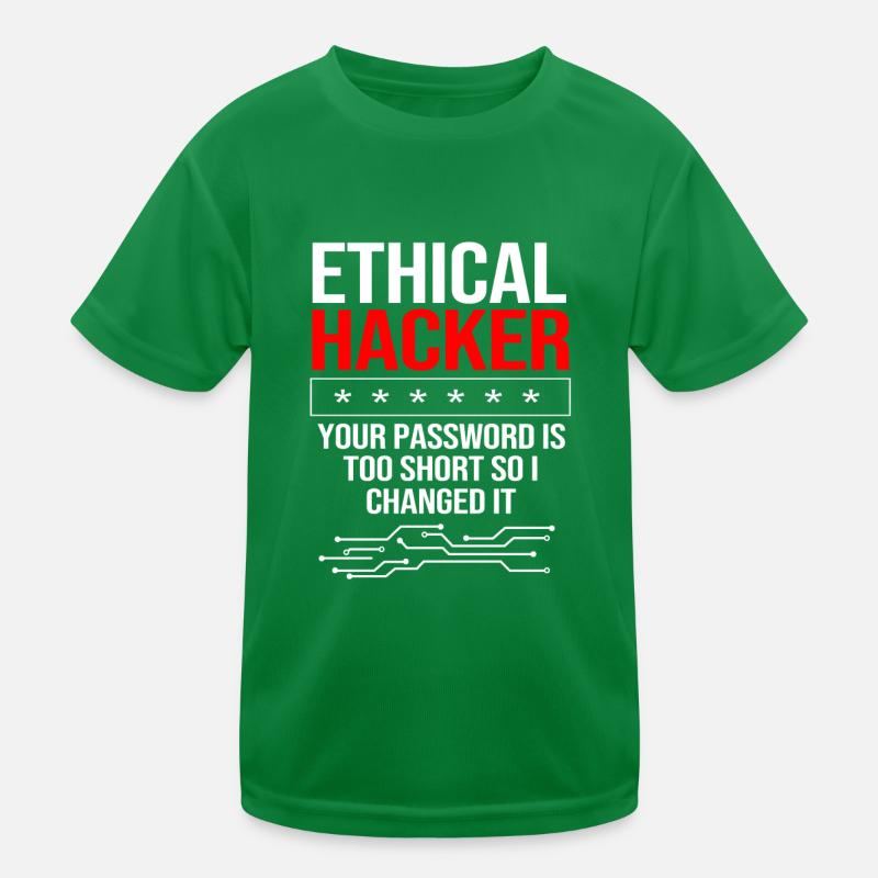 Cybersecurity Cyber Programmierer Hacker Kinder Funktions-T-Shirt