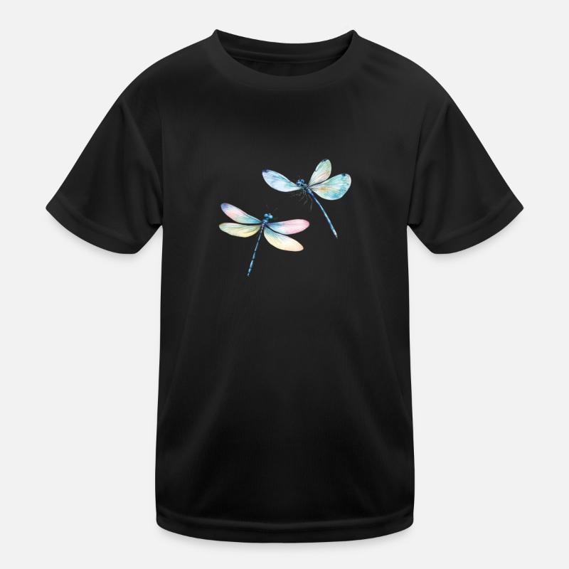 Libelle Duo Dragonfly Duo Kinder Funktions-T-Shirt