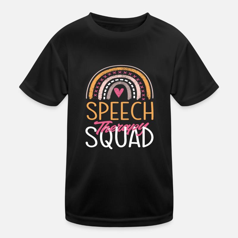 Speech Therapy Team Regenbogen Kids Functional T-Shirt
