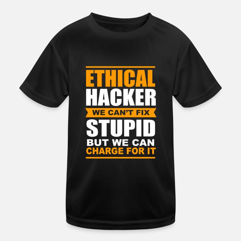 Cybersecurity Cyber Programmierer Hacker Kinder Funktions-T-Shirt