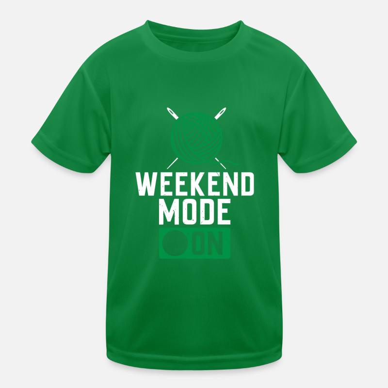Mode week-end activé - Crochet T-shirt sport Enfant
