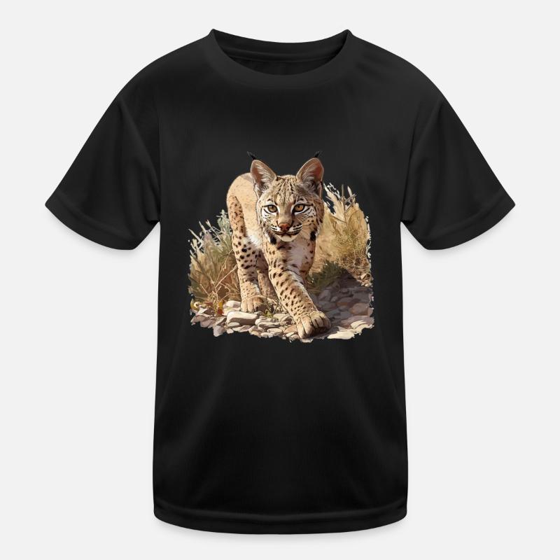 Bobcats Rotluchse Rotluchs Luchs Kinder Funktions-T-Shirt