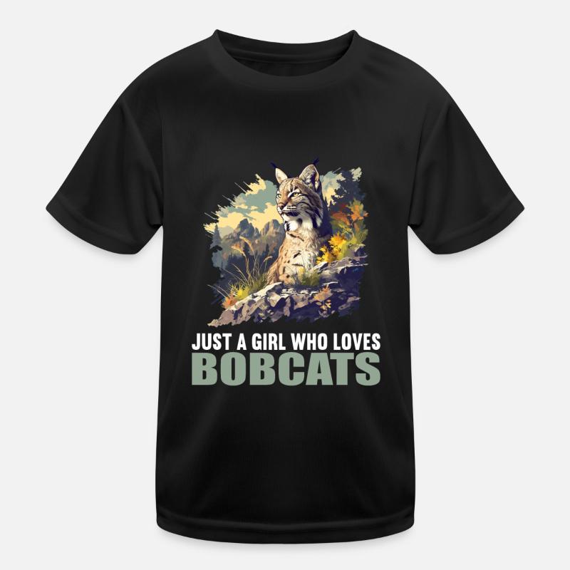 Bobcats Rotluchse Rotluchs Luchs Kinder Funktions-T-Shirt