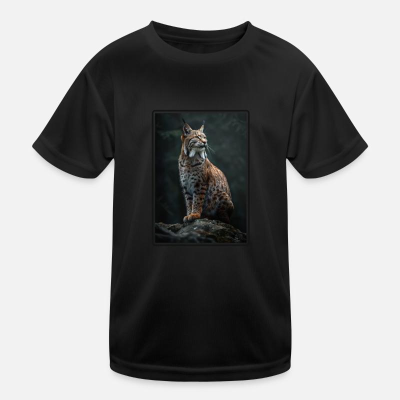 Bobcats Rotluchse Rotluchs Luchs Kinder Funktions-T-Shirt