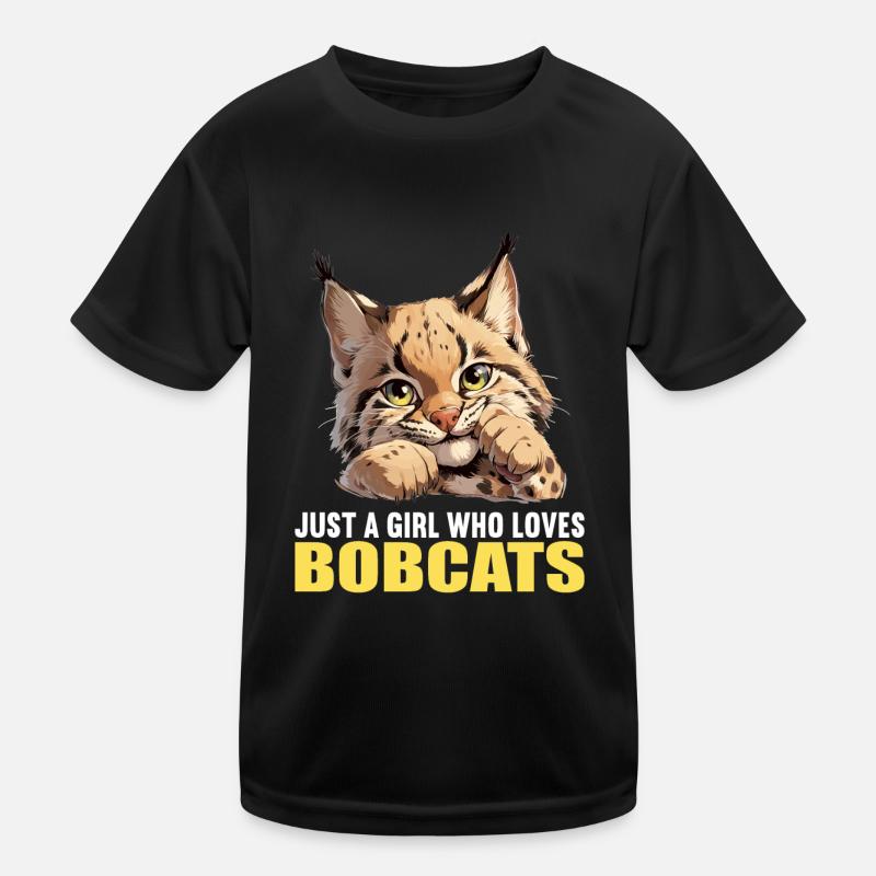 Bobcats Rotluchse Rotluchs Luchs Kinder Funktions-T-Shirt