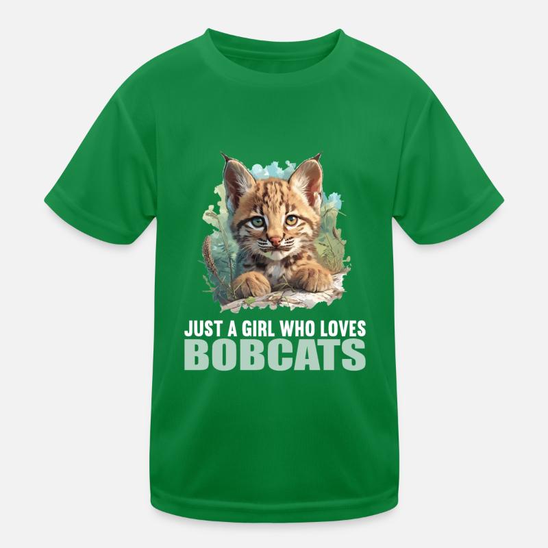 Bobcats Rotluchse Rotluchs Luchs Kinder Funktions-T-Shirt