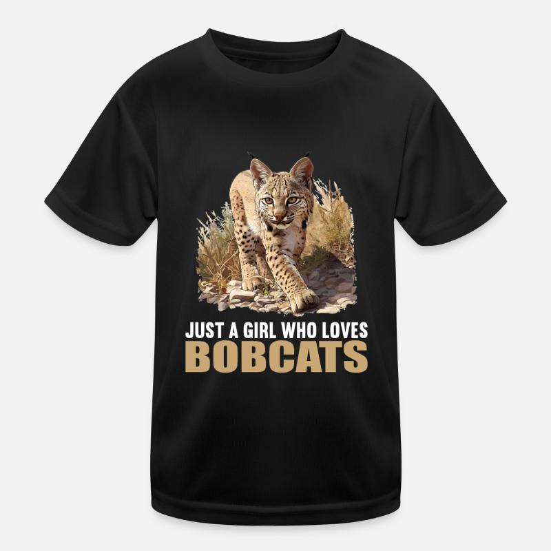 Bobcats Rotluchse Rotluchs Luchs Kinder Funktions-T-Shirt