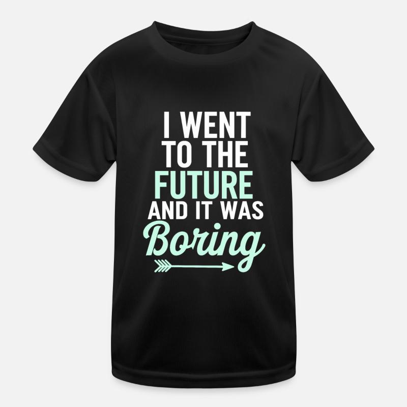 Time travel sci-fi enthusiast and time machine Kids Functional T-Shirt