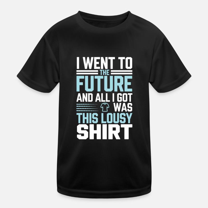 Time travel sci-fi enthusiast and time machine Kids Functional T-Shirt