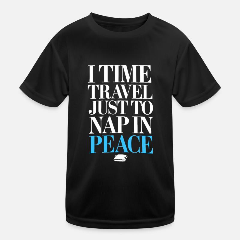 Time travel sci-fi enthusiast and time machine Kids Functional T-Shirt