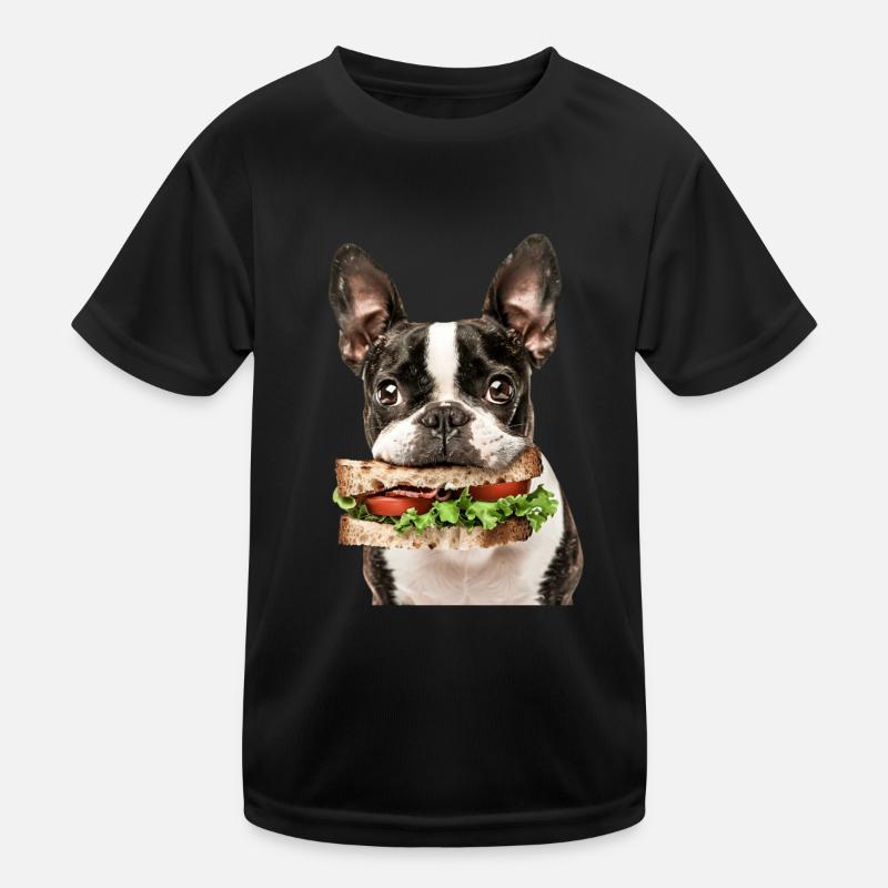 Boston Terrier Kinder Funktions-T-Shirt