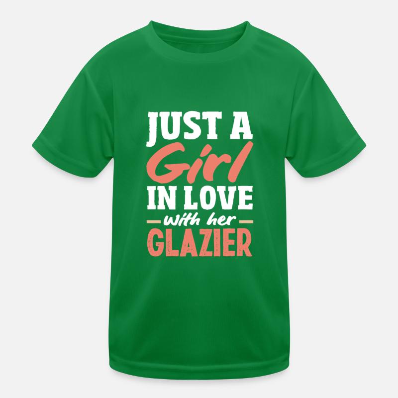 Glaser Geschenk Kinder Funktions-T-Shirt