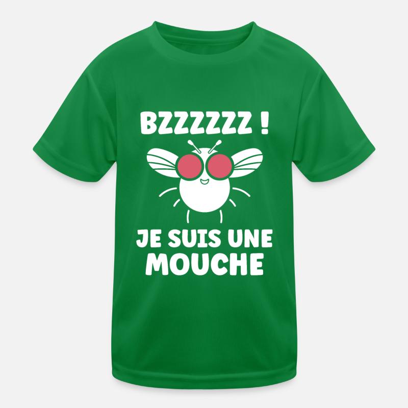 Insecte Citation humour mouche T-shirt sport Enfant