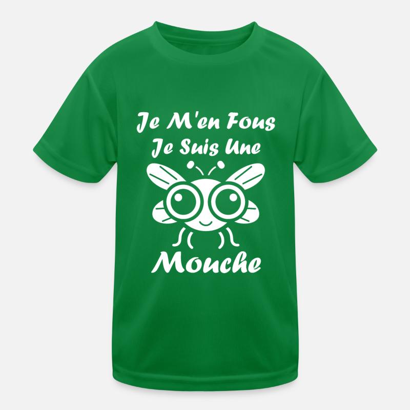 Insecte Citation humour mouche T-shirt sport Enfant