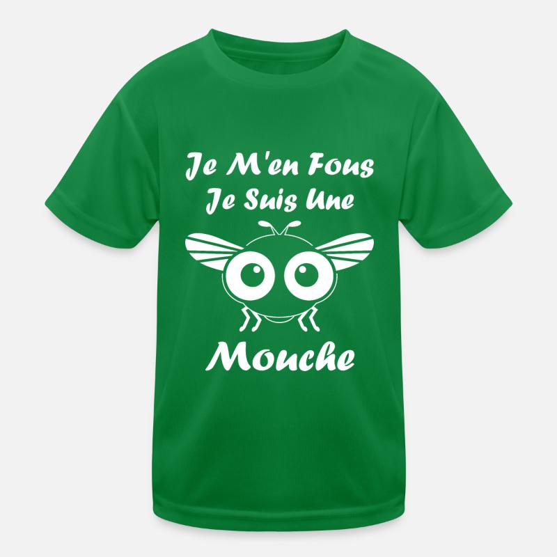 Insecte Citation humour mouche T-shirt sport Enfant