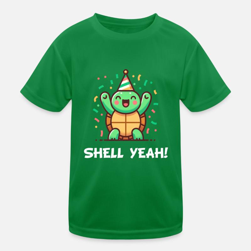 Shell ! Célébration Tortue T-shirt sport Enfant