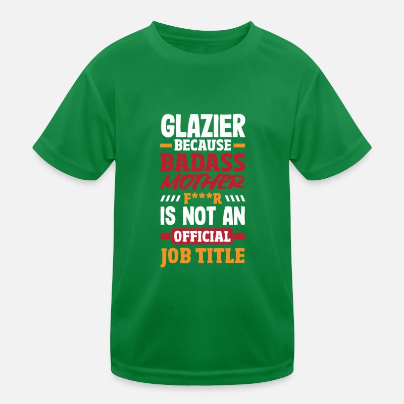 Glaser Geschenk Kinder Funktions-T-Shirt