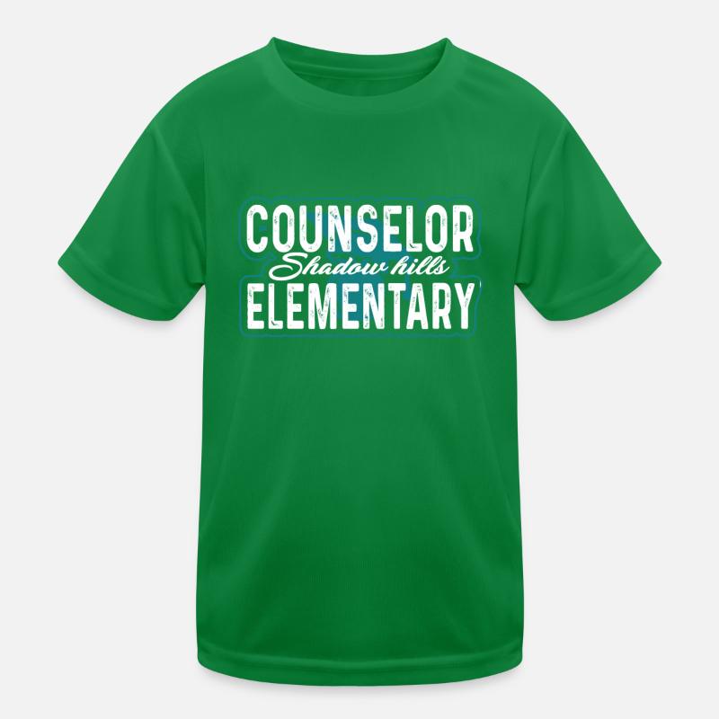 School Counselor Shadow Hills Elementary Kids Functional T-Shirt