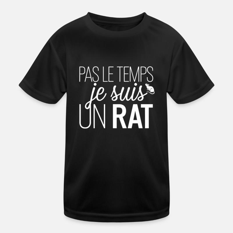 No time I'm a rat Kids Functional T-Shirt
