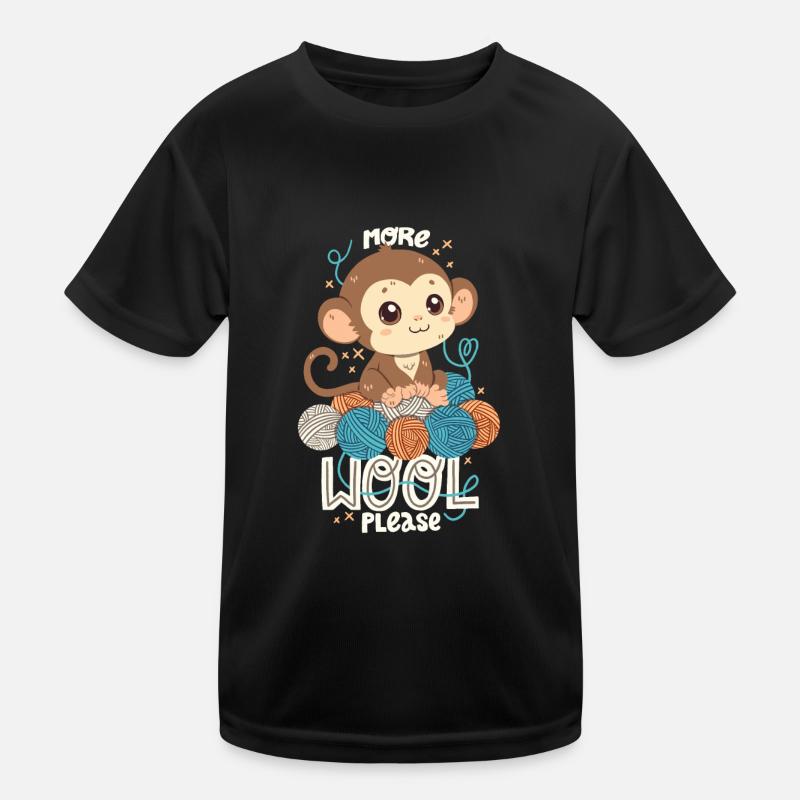Mehr Wolle bitte Kinder Funktions-T-Shirt