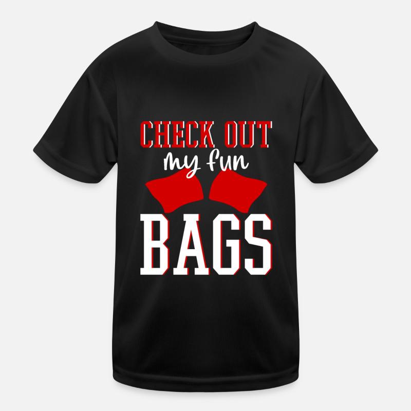 Check Out My Fun Bags 2 Kinder Funktions-T-Shirt